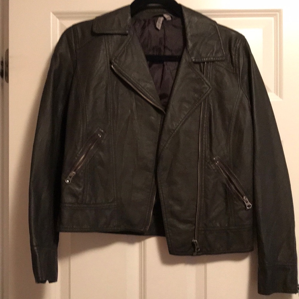 Caslon faux leather jacket